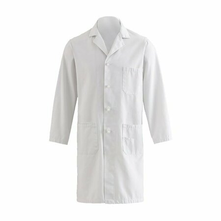 SUPERIOR Women's Lab Coat, Uniform, Full Length, White, 3XL 34063XL